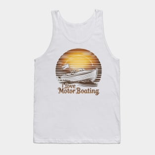 Love Motor Boating: A Boat of Affection Tank Top
